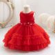 Rochita botez eleganta fetite rosie Enia 0-4 ani