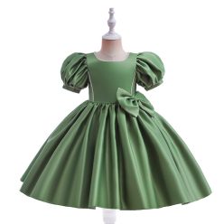 Rochita Silvana 3-12 ani verde olive lungime medie 