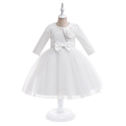 Rochita Angel 3-12 ani albă cu bolero inclus 