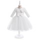 Rochita Angel 3-12 ani albă cu bolero inclus 