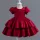 Rochita simpla eleganta Melinda 2-8 ani bordo lungime medie