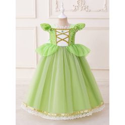 Rochita printesa Aurora roz fucsia 3-10 ani lunga