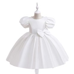 Rochita Silvana 3-12 ani alba lungime medie