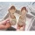 Sandale cu toc si perle fetite crem Letitia 25-38 elegante