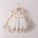 Rochita Aura 1-6 ani alba cu broderie
