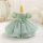 Rochite elegante fete Ilinca 0-4 ani verde olive cu paiete maneca scurta