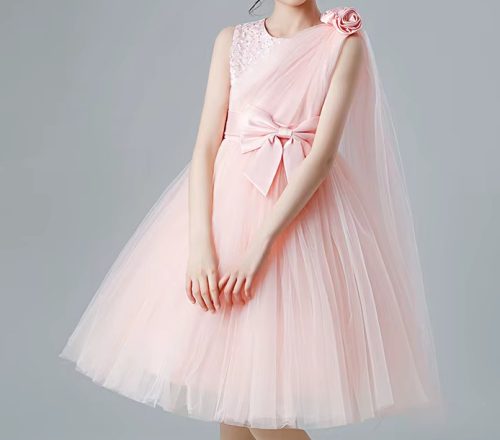 Rochita  Marta 3-12 ani lungime medie roz deschis