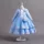 Rochita eleganta albastru deschis Celia 3-12 ani cu bolero  maneca lunga si gentuta