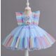 Rochita  Alice curcubeu 1-6 ani albastru