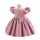 Rochita serbare eleganta fetite roz pudra Ingrid 1-7 ani