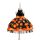 Rochita Haloween fetite dovleac portocaliu cu negru si paiete 3-12 ani model 7