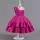 Rochita simpla eleganta Rosana 2-6 ani roz fucsia lungime medie