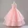 Rochita elegante fete Christine 4-12 ani roz deschis lunga