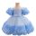 Rochie Mango 1-6 ani albastru cu trandafiri IN STOC