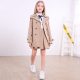 Trench crem toamna fetite 4-15 ani 