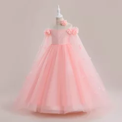 Rochita Ayanna 6- 12 ani roz deschis lunga