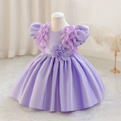 Rochita eleganta fetite mov Mishel 1-5 ani lungime medie