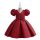 Rochita rosu bordo eleganta Anastasia 3-12 ani lungime medie clasica