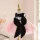 Rochita eleganta botez nunta roz cu negru Zenith Deluxe 1-12 ani