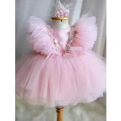 Rochita botez Madeline Deluxe Volume 0-12 ani roz