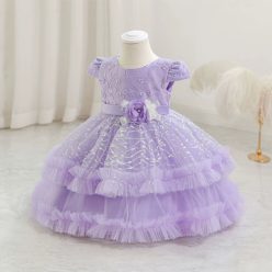 Rochita fetite eleganta mov Caliope 1-5 ani