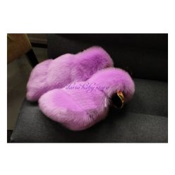 Vesta blanita artificiala Eliza 2-12 ani mov