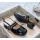 Sandale negre elegante cu toc lac fetite Amarena 25-38
