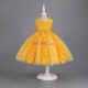 Rochita  Delia -12 ani galben orange,  lungime medie 