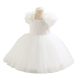 Rochita eleganta fetita Moana alba 1-5 ani lungime medie