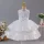 Rochie fetite simpla eleganta Alexandra 3-10 ani alba lungime medie