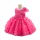 Rochita eleganta fetite cu fluturi roz fucsia 1-6 ani Melinda lungime medie