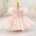 Rochite elegante fete Mika 0-4 ani roz deschis cu maneca scurta