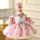 Rochita cu flori botez Morgan Deluxe Volume 1-12 ani 