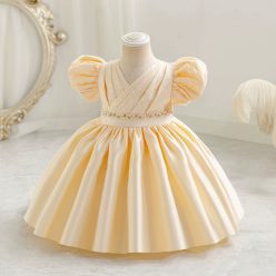 Rochita eleganta fetite crem Eleonora 1-7 ani