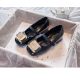 Pantofi fetite Betty cu toc 26-38 negri de lac